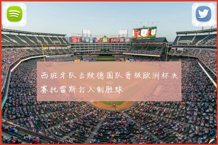 西班牙队击败德国队晋级欧洲杯决赛托雷斯打入制胜球